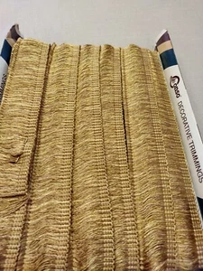 9 yards Conso 1.5" Brush Fringe Trim, Golds - Picture 1 of 2