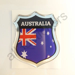 Autocollant Australie Emblème Adhésif Australie Drapeau 3D Résine Voiture Moto - Picture 1 of 3
