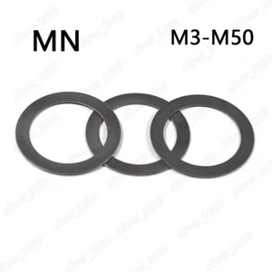 Anillos de cuña de acero negro MN y anillo de soporte M3 M4 M5 M6 M8 M10 M12 M14 M16-M50 - Imagen 1 de 6