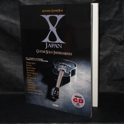 X Japan Guitar Solo Instruments Sheet Music Score Book And CD J-Rock NEW - Image 1 of 3