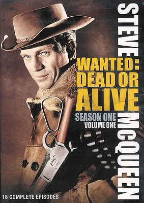 Wanted: Dead or Alive - Season 1 Vol.1 - Steve McQueen - New Factory Sealed DVD - Image 1 of 2