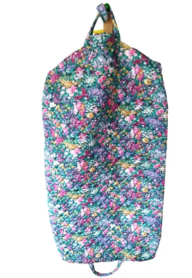 Винтажная стеганая цветочная подвесная дорожная сумка It's My Bag West Los Angeles РЕДКАЯ - Изображение 1 из 4