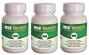 MSR VBI- Family Pack Flu, Cold, Cough,Sore throat,Chills Fever(3 bottles-30 cnt)