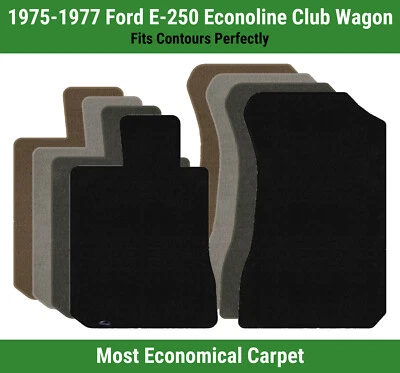 Alfombrillas delanteras Lloyd Velourtex para Ford E-250 Econoline Club Wagon 75-77  Foto 1 de 4