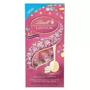 LINDT LINDOR White Chocolate Birthday Cake Truffles - JUMBO SIZE: -1 LB! - NEW! - Picture 1 of 1