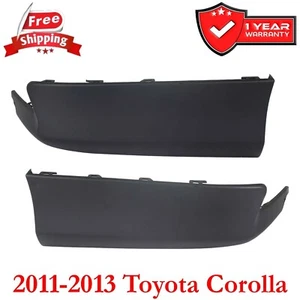Bumper Spoiler For 2011-2013 Toyota Corolla Rear Left & Right Side Set 2pcs - Picture 1 of 11