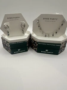 Bomb Party  November Birthday 2023 Necklace & Earring RBP6692 & RBP6694 - Picture 1 of 7