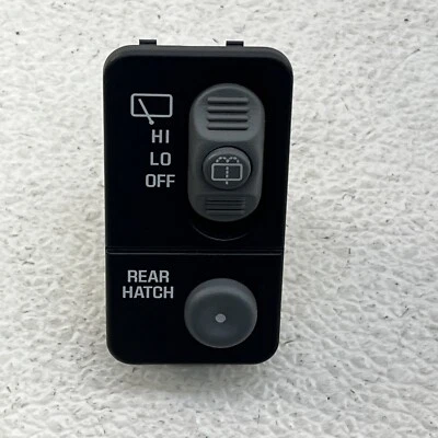Interruptor de limpiaparabrisas trasero Chevy Blazer GMC Jimmy 1998-2005 interruptor de escotilla trasero genuino OEM Foto 1 de 4