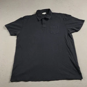 Sunspel Polo Shirt Mens XL Blue 100% Cotton Pocket Polo Designer Preppy England - Imagen 1 de 9