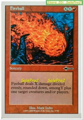 FIREBALL magic BEATDOWN SET MTG RED SORCERY RARE X DAMAGE DIVIDED EVENLY MINT - Image 1 of 2