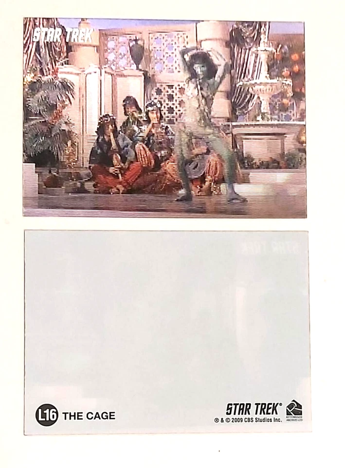 2009 Star Trek: TOS / The Cage Lenticular Card #L16 / Rittenhouse / Mint - Image 1 of 1
