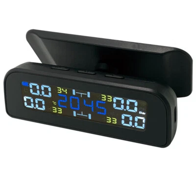 4 Tires Car Pressure Sensor Tyre TPMS Pressure Monitor Control System LCD Screen - Image 1 of 4