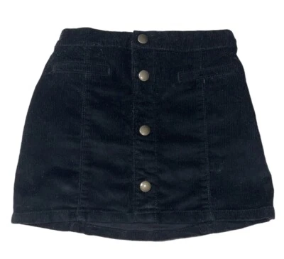 Б/у старая темно-вельветовая эластичная юбка для девочек (размер 5T) - Изображение 1 из 4