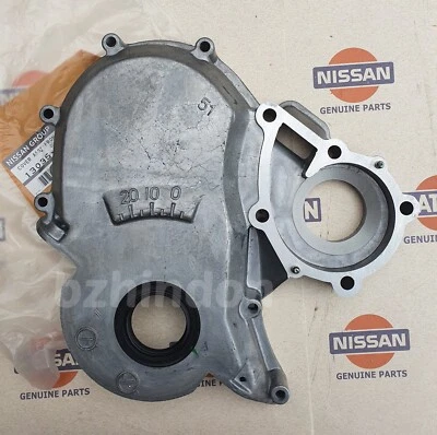 Front Timing Chain Cover w. 6 Bolts M6 40mm Metric DATSUN 1200 Nissan B110, B120 - Image 1 of 4