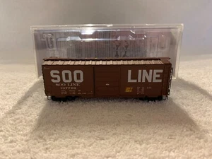 Coche de carga Kadee #5273 escala HO Soo Line 40' PS-1 único 8' PS #137788 - Imagen 1 de 8