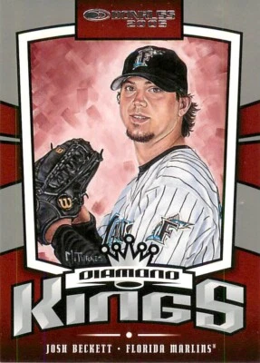 JOSH BECKETT 2005 Donruss DIAMOND KINGS /2005 Marlins #DK-9 - Image 1 of 2