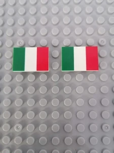 Lego Italia flag printed Brick - Imagen 1 de 1