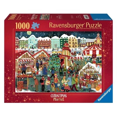 Ravensburger Magical Christmas Market 1000 piece Jigsaw Puzzle - Image 1 of 4