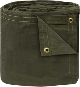 Lona de lona Olivedrab de alta resistencia con ojales Tarp Supply - Imagen 1 de 7