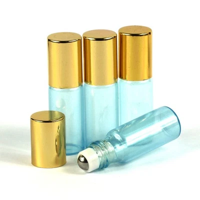 Pearized Color Roller-On Bottles for Essential Oil and Perfume Set of 3ml - 10ml - Image 1 of 4