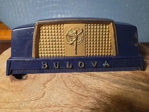 Vintage Bulova Miss America Dark Blue watch Case. Missing Insert Lot Ja 777 - Bild 1 von 6