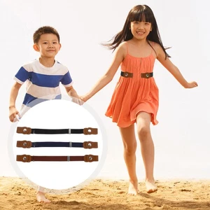3 Pcs Children's Snap Belt Toddler Work Adjustable Waist for Kids - Picture 1 of 12