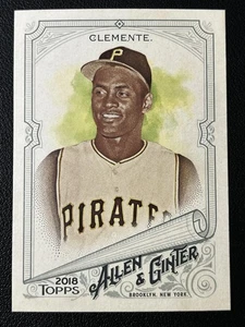 2018 Topps Allen & Ginter #107 Roberto Clemente Pittsburgh Pirates Baseball Card - Picture 1 of 2