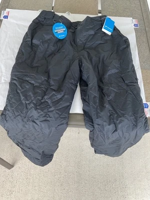 Columbia Pantalón Pistola de Nieve Impermeable Esquí Nuevo Negro Talla 2XL Ajustable Cintura Bolsillos Foto 1 de 4