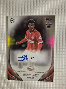 Isaac Babadi #A-IB Auto Refractor Rookie RC PSV Eindhoven 2023-24 Topps Uefa UCC - Picture 1 of 2