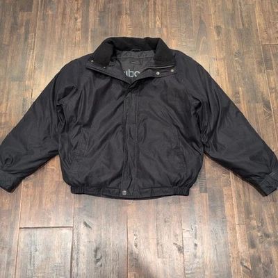 Chaqueta Bomber Claiborne Mujer Negra Mezcla Descenso Cremallera Completa Cuello Talla XL Foto 1 de 4