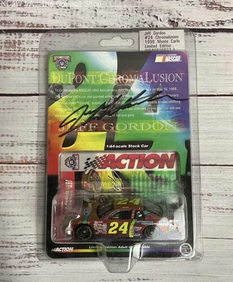 Autographed 1998 Jeff Gordon #24 Dupont Monte Carlo Chevy Diecast Car - Image 1 of 4