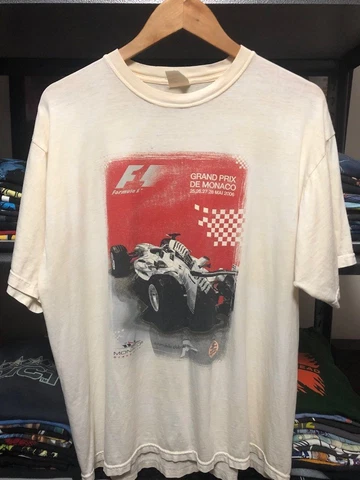 Vintage F1 Formula 1 Racing Graphic White Shirt Unisex Men Women KV12205 Cover