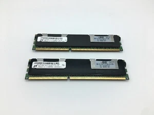 (LOT OF 2) 4GB (TOT 8GB RAM) MICRON MT36JSZF51272PZ-1G4F1 500203-061 MEMORY - Picture 1 of 5