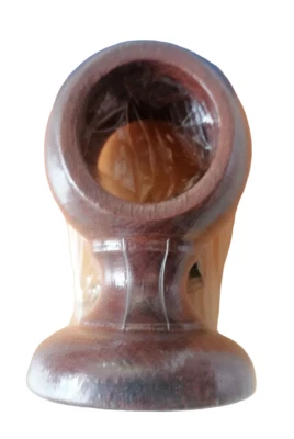 Swish Supporto Chiuso Ø35 Mm Bastone Bastoni Tenda Tende Legno Marrone Ciliegio - Immagine 1 di 4