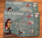 Set Of 2 Play Passport With Stickers - Pretend Kids. CocoMoco.  New Sealed.