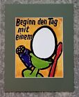 Start The Day  Retro Vintage Poster Matted 11