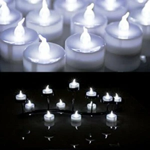 120X LED Flameless Tea Light Tealight Candle Wedding Decoration Battery Included - Bild 1 von 3