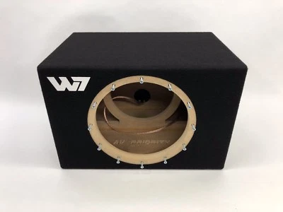 AV PRIORITY JL Audio 12W7 AE sealed subwoofer box with white plexi logo