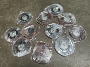 10 x 1/4" reel to reel recording tapes / 5" each / NEW OLD STOCK - Picture 1 of 2