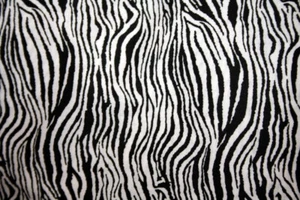 ANIMAL SKIN PRINTS - ZEBRA I - 100% COTTON FABRIC - Picture 1 of 3