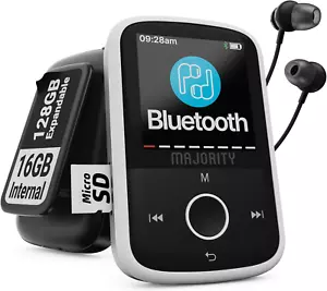 Bluetooth MP3 Music Player with Sports Clip | Included Wired Earphones | 16GB by - Picture 1 of 7