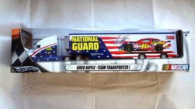 Hot Wheels 2004 National Guard Team Transporter Greg Biffle #16 Hauler - Image 1 of 4