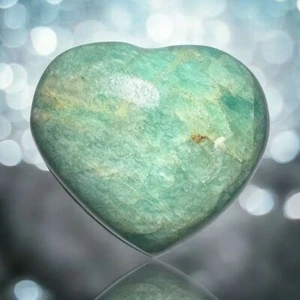 Amazonit Herzschnitzerei (1) - Bild 1 von 10