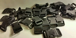 Carter Pet Supply 25 Side Release 1" Webbing Plastic Buckles - Picture 1 of 2