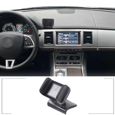 ABS Black Center Console Mobile Phone Holder For Jaguar XF 2008-2015 - Image 1 of 4