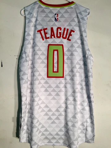 Adidas Swingman 2015-16 NBA Jersey Atlanta Hawks Jeff Teague White Alt sz XL Cover