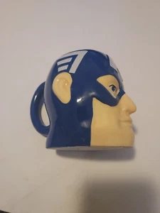 Marvel Comics, Capitán América, cerámica 3D 20 OZ café, taza figura - Imagen 1 de 7
