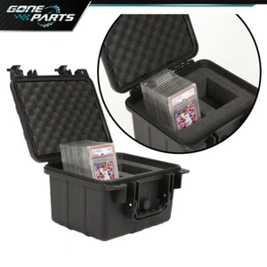 50CT Graded Card Storage Box Travel Waterproof Case Slab Holder &Protector Black - Picture 1 of 8