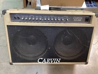 Combo amplificador de guitarra Carvin 100 vatios SX200 2x12" amplificador de 2 canales - beige Foto 1 de 4