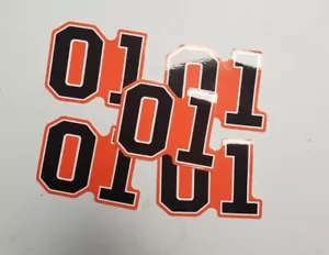 DUKES OF HAZZARD 01 #01 STICKERS 5 PACK LOT RETRO VINTAGE 3" **ROUND** 5-yr - Picture 1 of 24